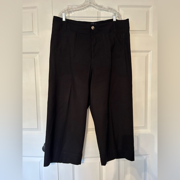 Anthropologie Maeve Colette cropped wide leg pants - Picture 3 of 7
